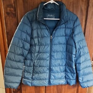 Eddie Bauer Teal Quilted Jacket